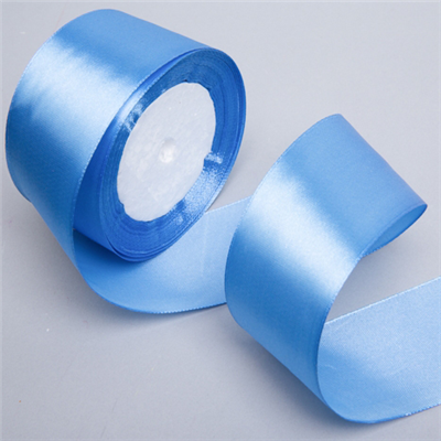 Лента атлас 50ммх23м синяя/И