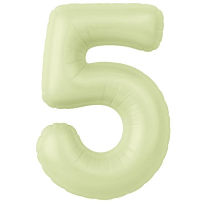 Р ЦИФРА 5  40" Пыльный лайм