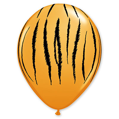 Шелк 11" Полоски тигр Orange/Q