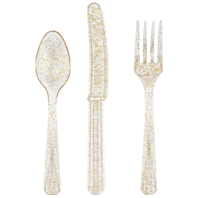 Столовые приборы Gold Glitter 24шт/A