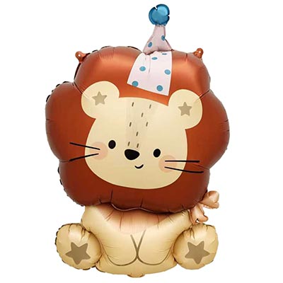 К ФИГУРА Лев в колпаке веселый