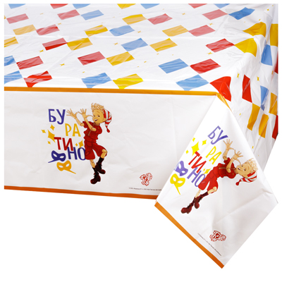 Скатерть п/э Буратино 130х180см/G