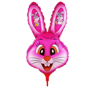 К М/ФИГУРА Кролик розовый на палочке