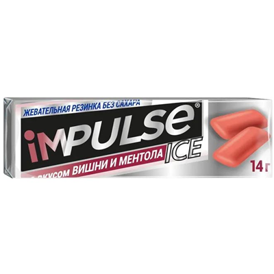 Жев резинка Impulse ICE вишня ментол 14г