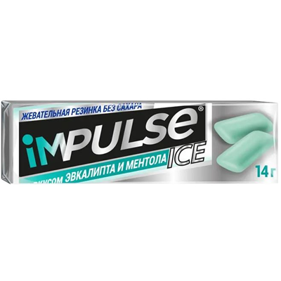 Жев резинка Impulse ICE эвкалипт ментол