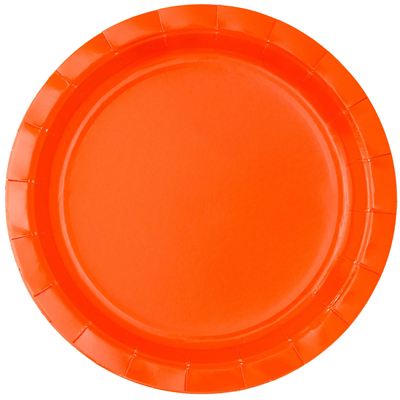 Тарелка оранжевая 17см 6шт/G
