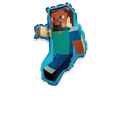 К М/ФИГУРА Человек Пиксельный синий