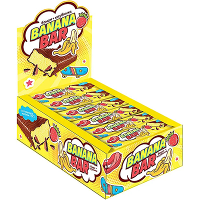 Батончик-суфле клубн-банан BananaBar 35г