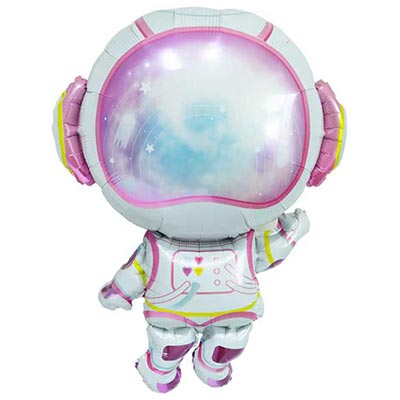 К ФИГУРА Космонавт розовый