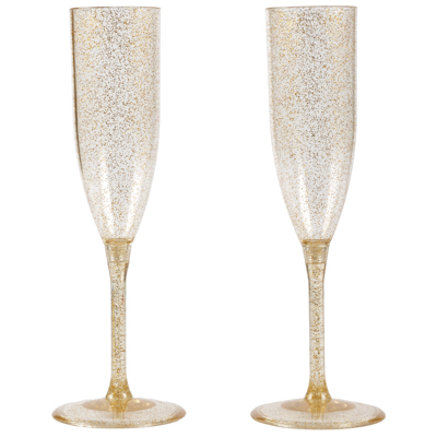 Бокал Gold Glitter разборный 150мл 2шт/А