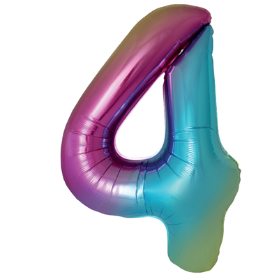 Ф ЦИФРА 4  40" SLIM Градиент