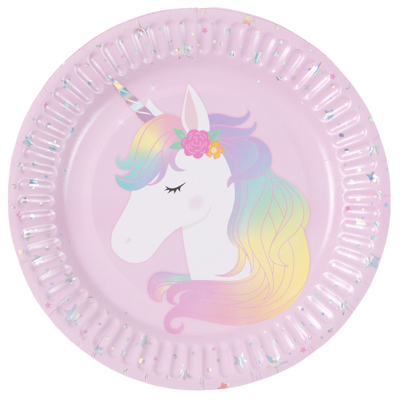 Тарелка Единорог дивный 17см 6шт/G