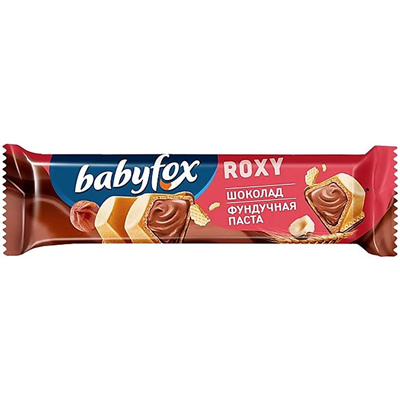 Батончик BabyFox вафля шоколад фундук