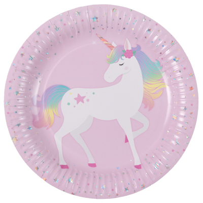 Тарелка Единорог дивный 23см 6шт/G