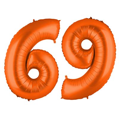 Г ЦИФРА 6/9  40" Пастель Orange
