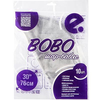 К BUBBLE BOBO СФЕРА 30" б/рис фиол уп