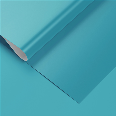 Бумага упак Голубая pantone 312 67х99см