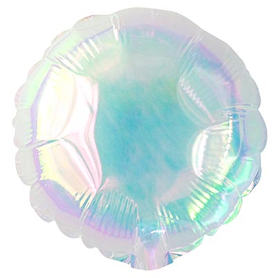 К Б/РИС КРУГ 10" Перламутр прозрачный