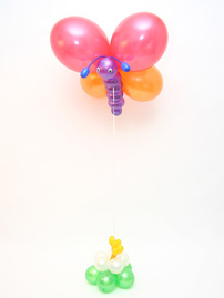 Композиция из воздушных шаров "Бабочка" 