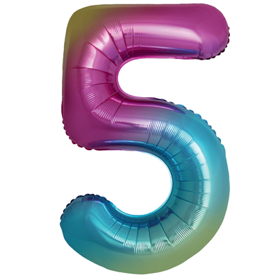 Ф ЦИФРА 5  40" SLIM Градиент