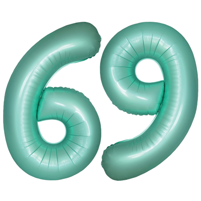 Ф ЦИФРА 6/9  40" SLIM Satin Turquoise