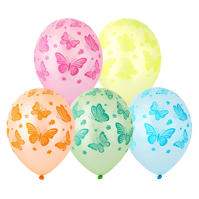 Шелкография неон 14" Бабочки