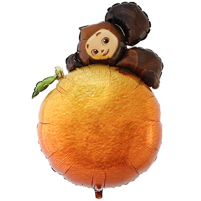 К ФИГУРА Чебурашка на апельсине