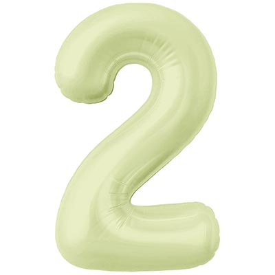 Р ЦИФРА 2  40" Пыльный лайм