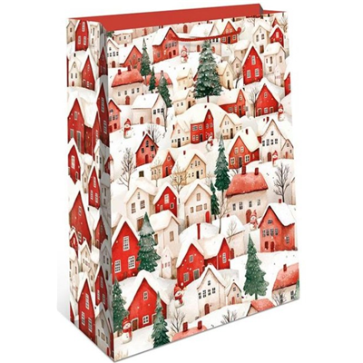 Пакет НГ В гостях у мишки 11х14х6см