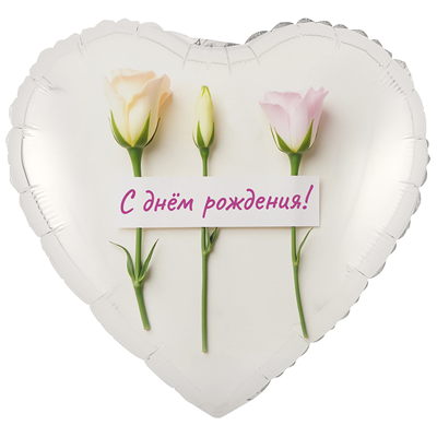 К 18" РУС ДР Розы нежные