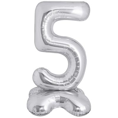 К ЦИФРА 5 50" Silver на подставке