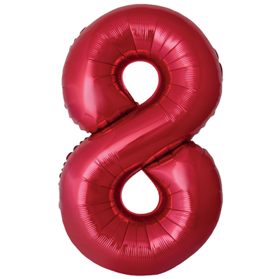 Ф ЦИФРА 8  40" SLIM Red