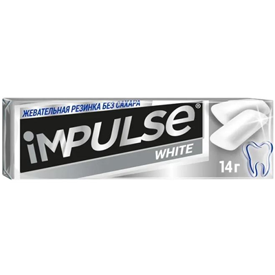 Жев резинка Impulse ICE WHITE 14г