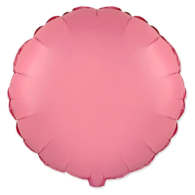 Ф Б/РИС 18" КРУГ Macaron Pink
