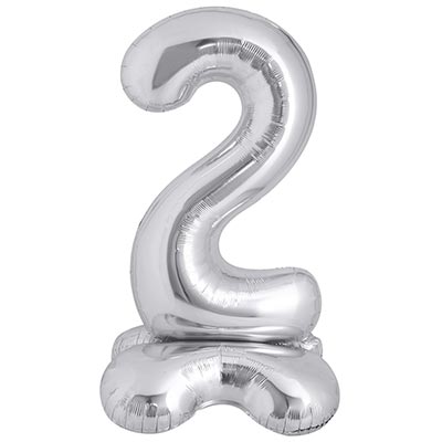 К ЦИФРА 2 50" Silver на подставке