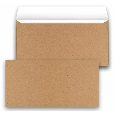 Конверт д/денег А5 евро Крафт