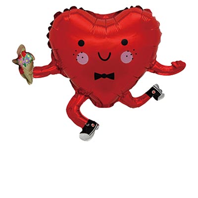 К М/ФИГУРА Сердце красное с ручками