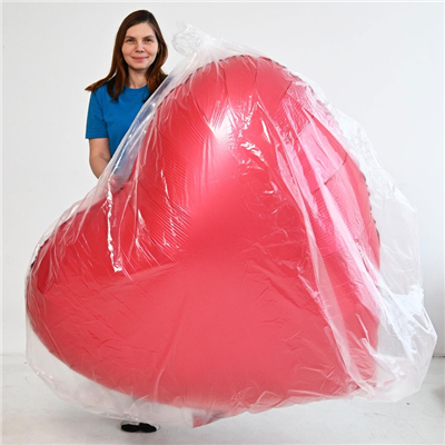 Пакет д/надутых МЕГА Сердец 200*220см//