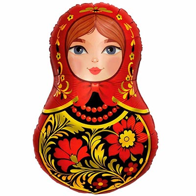 Р ФИГУРА Матрешка Золотая роспись