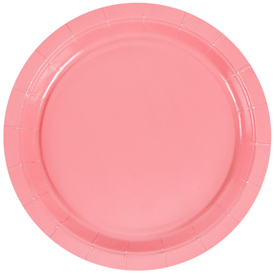 Тарелка розовая 17см 6шт/G