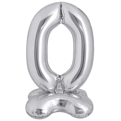 К ЦИФРА 0 50" Silver на подставке