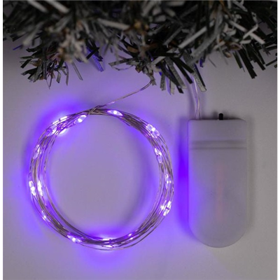 Нить светодиодная 2м 20 LED фиолетовая