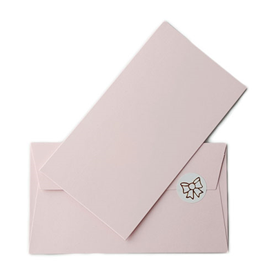 Конверт д/денег розовый