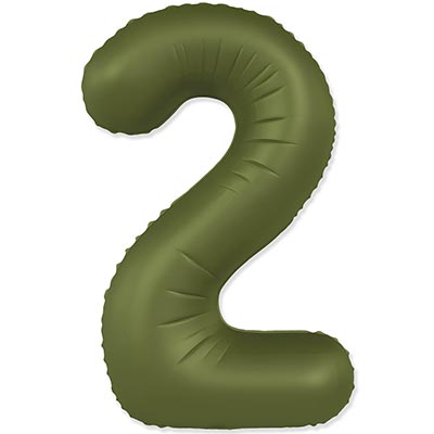 Ф ЦИФРА 2  40" SLIM Olive Green