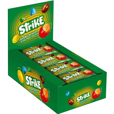 Драже Strike в шоколадной глазури 40г