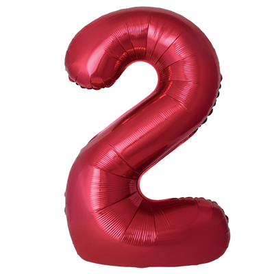Ф ЦИФРА 2  40" SLIM Red