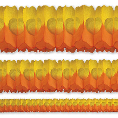 Гирлянда Декор 3,6м оранжево-желтая