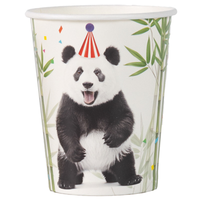 Стакан Панды фотографичные 250мл 6шт/G
