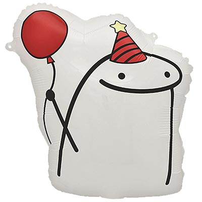 К ФИГУРА Человечек Мем матовый с шариком