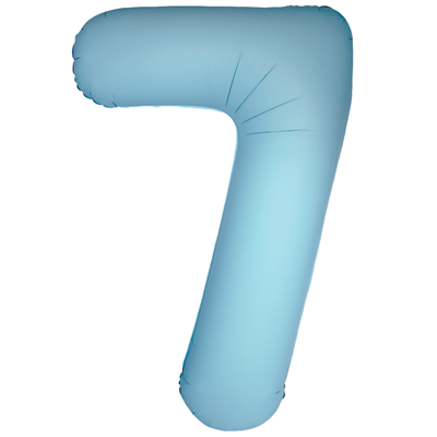 Ф ЦИФРА 7  40" SLIM Matte Baby Blue
